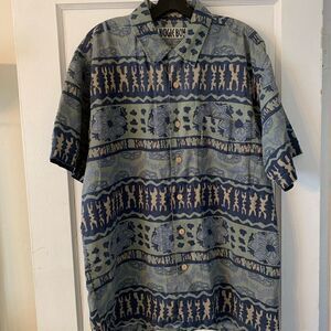 Vintage Bugle Boy Hawaiian Shirt Sz XL. EUC.